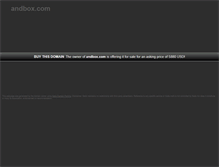 Tablet Screenshot of andbox.com
